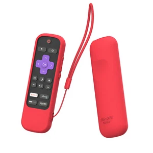For Sharp Roku TV Voice Remote and Mute Button Anti-Lost Silicone Case Cover  - Picture 1 of 17