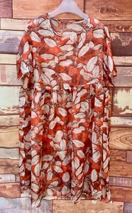LAGENLOOK Dress - (Guide:UK:18/20) - Chiffon with Floral Detail (M2) - Picture 1 of 5