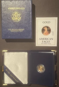 1990 American Eagle $5 GOLD PROOF GEM Coin One Tenth-Ounce Bullion * 09858 - Picture 1 of 4