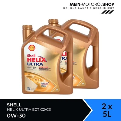 Shell Helix Ultra ECT C2 C3 0W-30 229.31 229.51 VW 504 507 2x5 Liter = 10 Liter - Bild 1 von 4