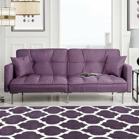 tufted cushion futon