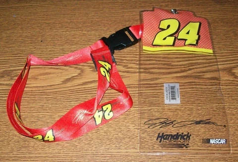 JEFF GORDON #24 LANYARD KEYCHAIN & CREDENTIAL HOLDER BRAND NEW!!!! Cover