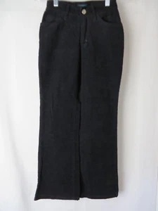 Paris Blues Boys Corduroy Pants Boot Cut Black Size 8  #8076 - Picture 1 of 5