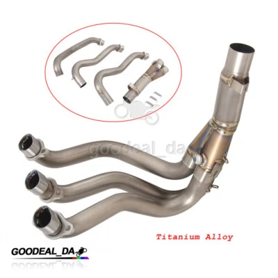 Titanium Header Exhaust Link Pipe For Triumph Street Triple 765 S R RS 2017-2023 - Image 1 of 4