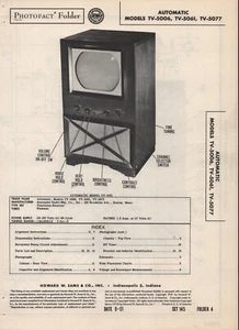 Automatic - TV - Models: TV-5006, TV-5061, TV-5077 - Photo Fact Folder - 1951 - Picture 1 of 1