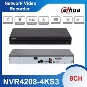 Dahua NVR NVR4208-4KS3 8CH NO-POE 4K 12MP H.265 Riconoscimento Viso Conteggio Persone - Foto 1 di 5