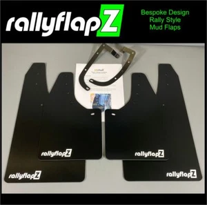 rallyflapZ Ford Transit Custom FL 18-23 Mudflaps Set 4mm Black *Satin PVC RF-W - Picture 1 of 1