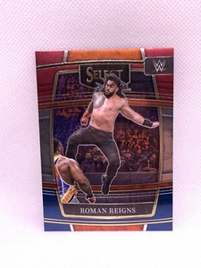 2022 Select WWE, Roman Reigns Concourse Red and Blue Prizm, #56, WWE, NM/Mint - Picture 1 of 2
