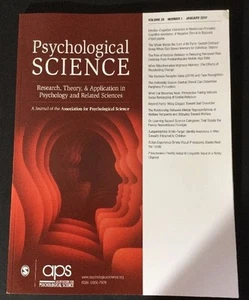 Clinical Psychological Science Volume 28 Number 1 January 2017 aps Magazine - Imagen 1 de 3