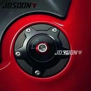 Tank Cap Tank Closure Aluminum Black Fuel Tank Cap Diavel V4 Panigale V4 S V2 S - Bild 1 von 6