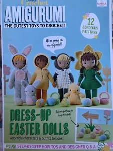 Muñecas de Pascua Simply Crochet Amigurumi Dress-up 12 patrones 4 muñecas, pollito, huevos - Imagen 1 de 5