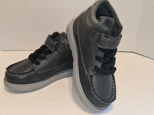 Carters Toddler Boys Fashion Boot *Norman* Dark Gray Size 12  Casual Shoes *NEW* - Picture 1 of 8