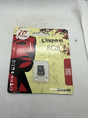 Genuine Kingston 8GB Micro SDHCFlash Memory Card - Image 1 of 2