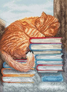 Kit de punto de cruz contado LetiStitch siesta de tarde L8095 - Imagen 1 de 5