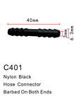 C401 - Automotive Plastic Clip - 100PC - Hose Connectors - MIXED BAG