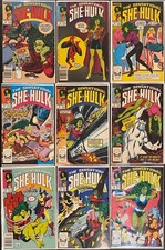 SENSATIONAL SHE-HULK #2,3,4,5,6,7,8,11,12 Lot of 9 John Byrne 1989 Marvel Comics