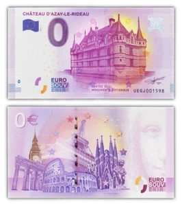 CHATEAU D'AZAY LE RIDEAU - 2017 - Billet Touristique 0 euro - France - NEUF UNC - Picture 1 of 1