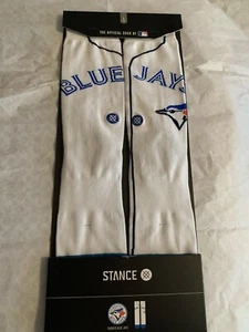 Toronto Blue Jays Stance MLB Home White Jersey Crew Socks Large Men's 9-12 - Picture 1 of 2
