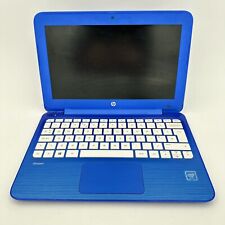 Blue HP Stream 11.5” Laptop Untested No Charger Unchecked Unknown Spec For Parts