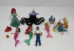 Lot Of The Little Mermaid Figures, Ariel, Eric, Sisters, Triton, 2013 - Picture 1 of 4