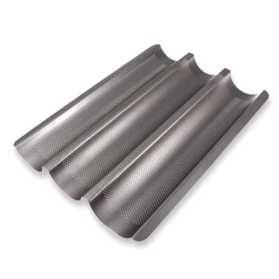 Schramm® Baquette-Backblech Antihaftbeschichtung Baguetteblech Baguettebackblech - Bild 1 von 4