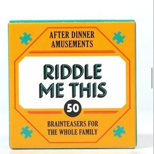 Riddle Me This Card Game Family Game Night Brainteasers - Picture 1 of 5