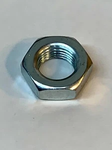 (100 Pcs) 3/8-16 Hex Jam Nuts Thread Zinc Steel Thin Nuts 9/16 x 7/32 3/8"-16 - Picture 1 of 2