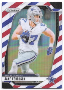Panini Prizm 2024 rojo blanco y azul Jake Ferguson - Imagen 1 de 2