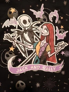 DISNEY The Nightmare Before Christmas Sweater Jack&Sally (Black) YOUTH LG 10-12 - Picture 1 of 2