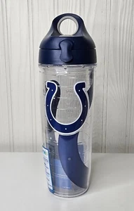 Indianapolis Colts Tervis Water Bottle 24 Oz With Blue Lid NFL Football Tumbler - Picture 1 of 6