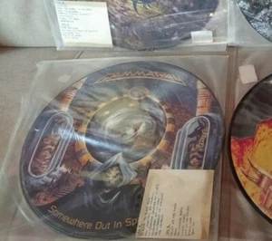 GAMMA RAY - Somewhere Out in Space, 1st press Vinyl Picture Disc LP 1997 (Noise) - Picture 1 of 1