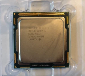 Intel Core i7-870 2.93GHz (Turbo 3.60GHz) 4-Core LGA-1156 CPU Processor SLBJG - Picture 1 of 1