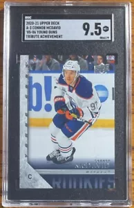 2020-21 Upper Deck ‘05-06 Young Guns Tribute Achievement Connor McDavid SGC 9.5 - Picture 1 of 2