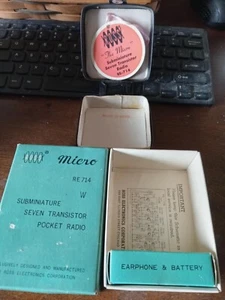 Ross Micro RE-714 Box, Case & ear piece, Clean box - Picture 1 of 1