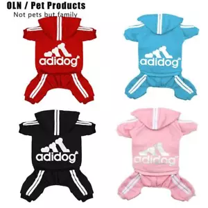 Haustierkleidung Hund oder Katze Overall Sweatshirt Mantel - Bild 1 von 12