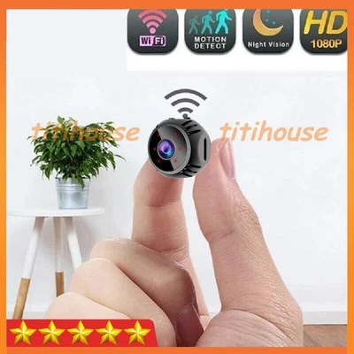 Mini WIFI IP Kamera WLAN Webcam Überwachungskamera Nachtsicht HD 1080P Camera - Bild 1 von 4