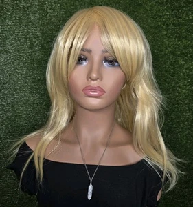 Peluca cosplay rubia con cola de caballo adjunta 136 - Imagen 1 de 4