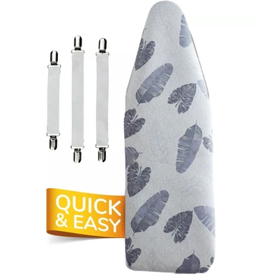 Bügelbrettbezug Baumwolle dick gepolstert hitzebeständig universal OEKO-TEX - Bild 1 von 4