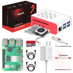 Kit de inicio para Raspberry Pi 5 RAM 8 GB - Precargado con 64 GB Edición Raspberr... - Imagen 1 de 8