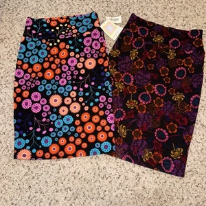 Two XSMALL NWT skirts Cassie Lularoe NWOT  - Picture 1 of 12