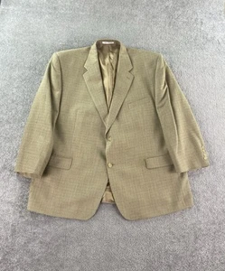 Abrigo Deportivo Ralph Lauren 50 R Beige Lana Seda Ojo de Pájaro Diseñador Premium LRL - Imagen 1 de 13