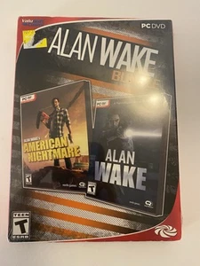 Alan Wake Bundle PC Game DVD American Nightmare & Alan Wake New Sealed Rare! - Picture 1 of 6