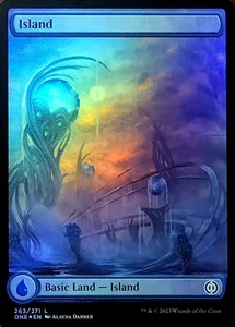 X Island Full Art Land FOIL NM-M Magic the Gathering 263 MTG Magic The Gathering - Picture 1 of 2
