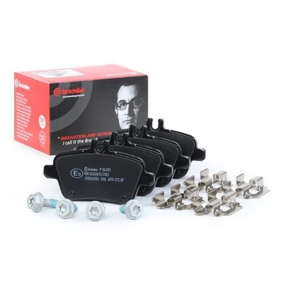 Set 4 Rear Brake Pads Brembo Mercedes Classe A Cla W176 Class B W246 - Image 1 of 4