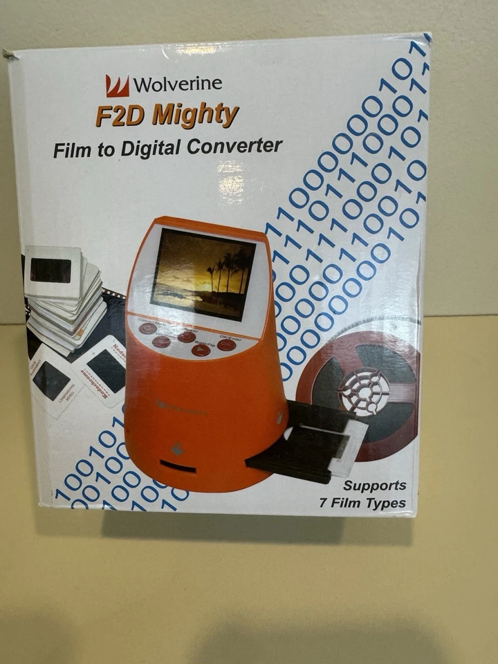 Wolverine F2D Mighty 20MP 7-in-1 Film to Digital Converter- Manual included New - Image 1 of 4