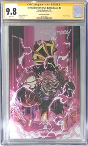 INVINCIBLE UNIVERSE: BATTLE BEAST #3 GODTAIL CGC SS 9.8 FIRMADO OTTLEY & GODTAIL - Imagen 1 de 3