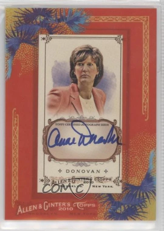 2010 Topps Allen & Ginter's Framed Mini Auto Anne Donovan #AGA-AD Auto HOF - Image 1 of 2