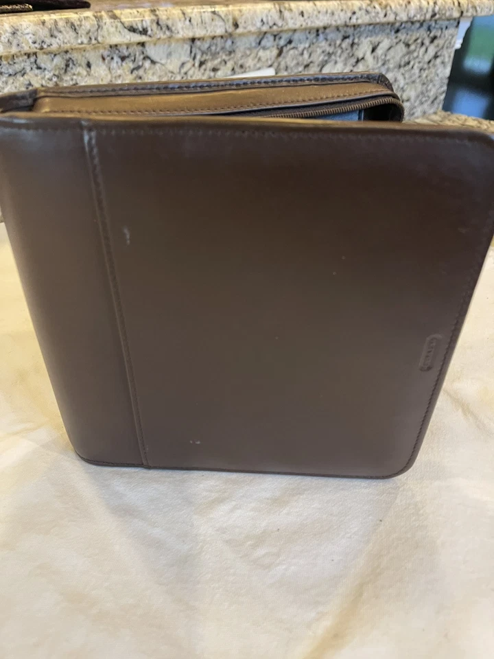 Coach - Estuche de organización de cuero vintage Foto 1 de 4