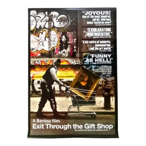 Exit Through the Gift Shop Reprint movie Poster (27" x 39") Banksy - Mona Lisa - Picture 1 of 5