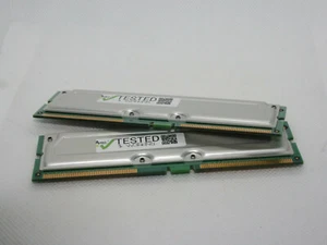 ✔️MATCHING PAIR 256MB (2 X 128MB) 800MHz 8D RDRAM RIMM RAM MEMORY UK SELLER - Picture 1 of 3